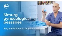 Simurg gynecological silicone pessaries - workshop by Dr. Aleksey Zhuravlev - Video