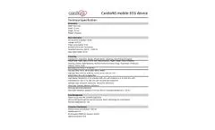 PanonIT - Model CardioNS E2 - 12-Channel ECG Device - Technical Specifications - Brochure