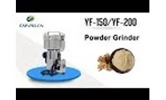 Powder Grinder Machine YF-150/YF-200 Video