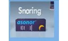 Stop Snore Start Sleep Use Asonor - Video