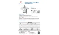 Richpeace - Model RPFP-NF-SKC-1-220×125-SGAF-PK1-NA-1P220 - Manual Breathing Valve Punching Machine - Brochure