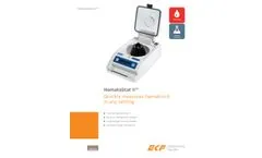 HemataStat - Model II - Hematocrit Analyzer - Brochure