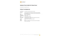 ExcellGene - Stabilized Wuhan Trimeric Spike Protein - Brochure