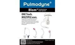 Speech Cannula - Blom Tracheostomy Tube System Brochure