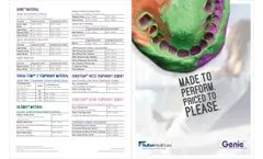 SultanHealthcare Genie - Model VPS - Impression Materials - Brochure