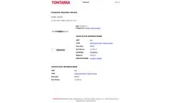 Standard - Model 020-002-11 - Dressing Forceps Datasheet