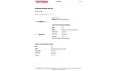 Standard - Model 020-002-10 - Dressing Forceps Datasheet