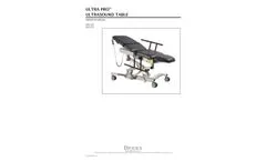Ultra Pro Ultrasound Table - Brochure