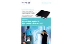 Pixium RAD 4343 x-E Digital Flat Panel Detector Datasheet