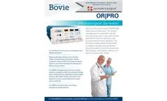 Bovie - Model OR | PRO 300-A3350 - High Frequency Electrosurgical Generator - Brochure