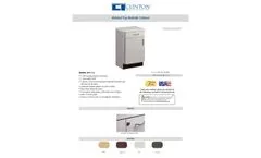 Clinton - Model 8711-A - Molded Top Bedside Cabinet - Brochure