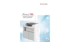 diatron - Model Pictus 700 - Small Footprint Floor Clinical Chemistry Analyzer - Brochure