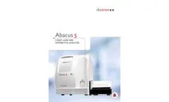 Diatron - Model Abacus 5 - Hematology Analyzer - Brochure