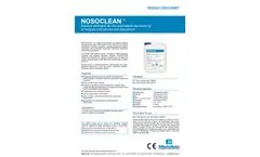 Nosoclean - Alkaline Detergent - Brochure