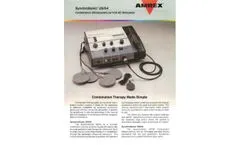 SynchroSonic - Model US-54 - Combination Ultrasound 4 Pad Low Volt Stimulator - Brochure