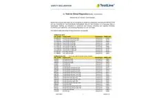 TestLine EIA - Model AdM096 - Adenovirus IgM Test Kit - Brochure