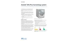 Swelab - Model Alfa Plus - Hematology Analyzer Brochure