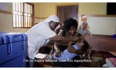 Smart refrigerators protecting vaccines in Nigeria - Video