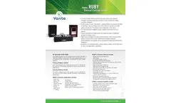 Vante Ruby - Thermal Forming System - Datasheet