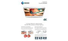 CuratOR - Model EX5542 - 55-Inch Widescreen Surgical Monitor  - Brochure