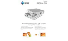 Eizo - Model TIP0810-HDMI - Large Monitor Manager- Brochure