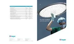 Purelit - Model OL9500 - LED Surgical Lights - Brochure