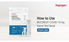 How to use Home Test Nasal Pouch - Video