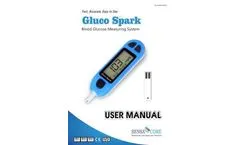 Sensa Core - Model Gluco Spark - Advanced Ultra-Low Volume Glucose Monitoring System - Brochure