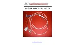 Alpha - Model Series 600 - Bipolar Balloon Pacing Catheter With Standard Pin - Datasheet