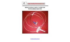 Alpha - Model Series 600 - Bipolar Balloon Pacing Catheter with Shouded Pin - Datasheet