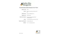 Model AZ 6267 - Chikungunya Mutant (A226V) E1 Protein - Datasheet