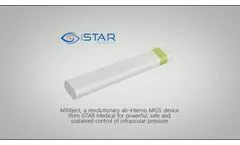 Animation of MINIject MIGS device and surgical procedure - Video