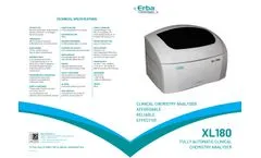 Erba - Model XL 180 - Fully Automated Clinical Chemistry Analyzer - Brochure
