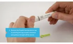 Droplet Personal Lancets/Droplet Lancing Device Instruction for Use - Video