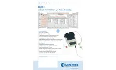 Custo Flash - Model 500/510/510V - ECG Recorder - Brochure