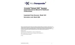 Vivistim Paired VNS System - Manual