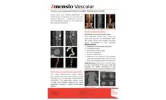 3mensio - Vascular Surgery Software - Brochure