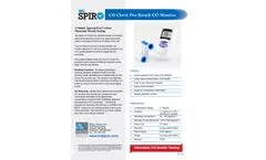 MD Spiro - CO Check Pro - Breath Monitor - Datasheet