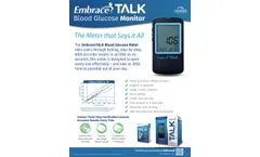 EmbraceTALK - Talking Blood Glucose Meter - Datasheet