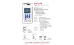 ProMed - Model PM-555 - Digital Electric Muscle Stimulator (EMS) - Brochure