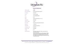 BiosPacific - Model J61000 - Alpha Feto Protein (AFP) - Brochure