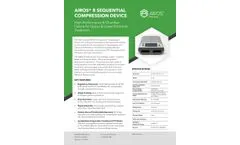 Airos - Model 8 - 6-Chamber Sequential Compression Device for Upper & Lower Extremity Treatment - Brochure