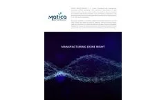 Matica Biotechnology Introduction - Brochure