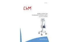 ChM - Model 30.0040 - Mobile Stand for Tourniquets Contral Units Datasheet