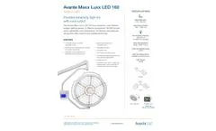 Avante Maxx Luxx - Model 160 - LED Surgical Light - Brochure