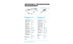 Vogt Medical - Infusion Sets - Brochure