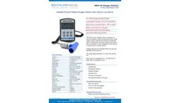 Southland Sensing - Portable Percent Medical Oxygen Monitor with High & Low Alarms - Brochure