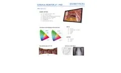  	Embitron - Model MBT-1010.27.2 - Surgical Monitor - Brochure