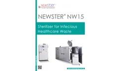 Newster NW15 Sterilizer for Hospital Solid Waste - Datasheet