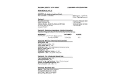 RoeTech 104 MSDS Brochure